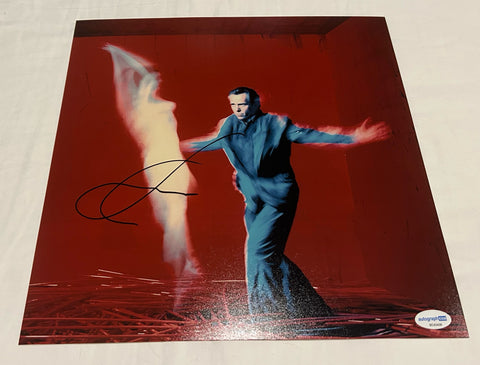 DANIEL LANOIS SIGNED PETER GABRIEL US 12X12 PHOTO ACOA