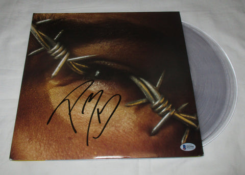 POST MALONE SIGNED BEERBONGS AND BENTLEYS VINYL RECORD BAS BECKETT