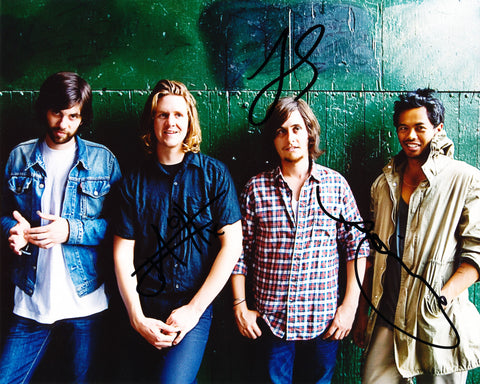 THE TEMPER TRAP SIGNED 8X10 PHOTO