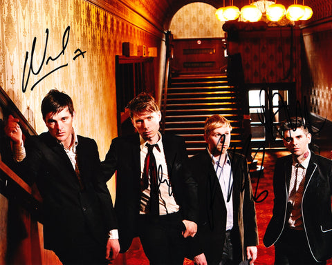 FRANZ FERDINAND SIGNED 8X10 PHOTO