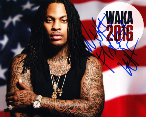 WAKA FLOCKA FLAME SIGNED 8X10 PHOTO