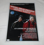 JOHN LANDIS SIGNED AN AMERICAN WEREWOLF IN LONDON 12X18 POSTER JSA