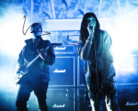 SLEIGH BELLS SIGNED 8X10 PHOTO 2