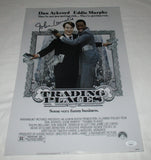 JOHN LANDIS SIGNED TRADING PLACES 12X18 MOVIE POSTER JSA