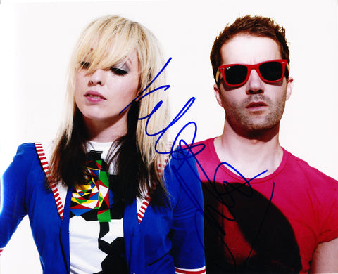 THE TING TINGS SIGNED 8X10 PHOTO 4