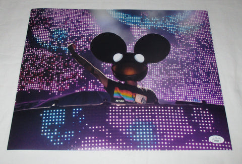 DEADMAU5 SIGNED 11X14 PHOTO 2 JSA JOEL ZIMMERMAN