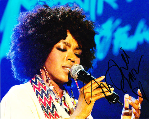 LAURYN HILL SIGNED THE FUGEES 8X10 PHOTO