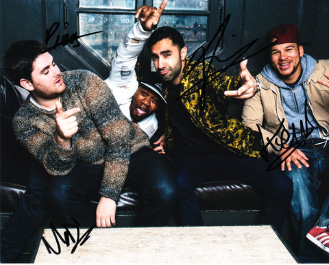 RUDIMENTAL GROUP SIGNED 8X10 PHOTO 2