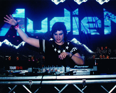 DJ AUDIEN SIGNED 8X10 PHOTO NATE RATHBUN 5