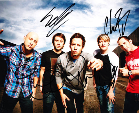 SIMPLE PLAN SIGNED 8X10 PHOTO 2