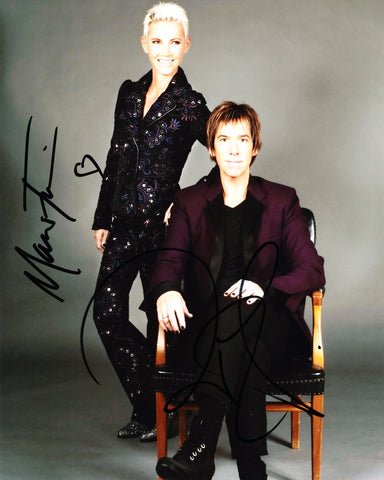 ROXETTE SIGNED 8X10 PHOTO
