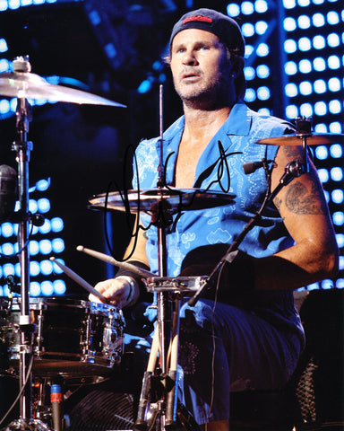 CHAD SMITH SIGNED RED HOT CHILI PEPPERS 8X10 PHOTO  2