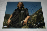 CHARLIE HUNNAM SIGNED SONS OF ANARCHY 11X14 PHOTO 2 JSA
