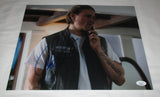 CHARLIE HUNNAM SIGNED SONS OF ANARCHY 11X14 PHOTO 3 JSA
