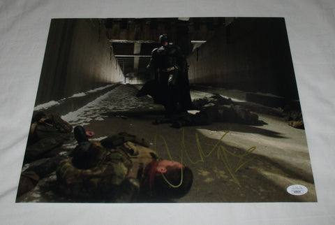 CHRISTIAN BALE SIGNED BATMAN DARK KNIGHT 11X14 PHOTO 2 JSA