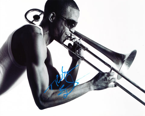 TROMBONE SHORTY SIGNED 8X10 PHOTO TROY MICHAEL ANDREWS 2