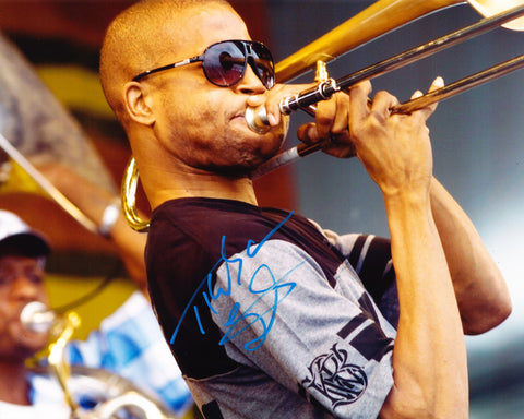 TROMBONE SHORTY SIGNED 8X10 PHOTO TROY MICHAEL ANDREWS 3