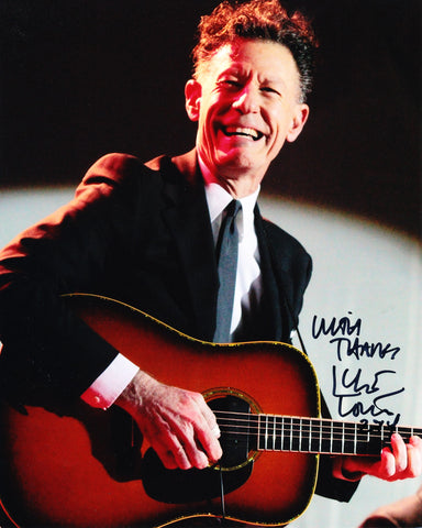 LYLE LOVETT SIGNED 8X10 PHOTO