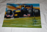 SEBASTIAN VETTEL SIGNED INFINITI RED BULL RACING F1 FORMULA 1 11X14 PHOTO 3