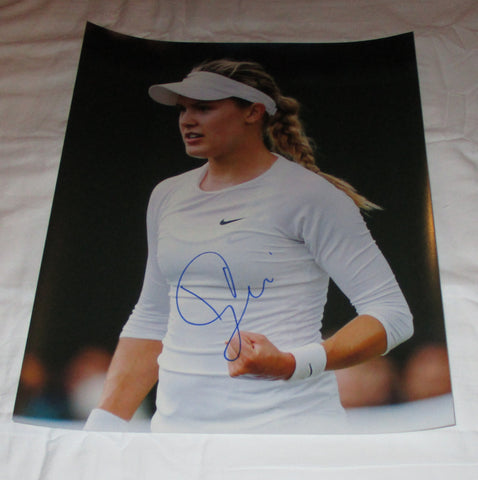 EUGENIE BOUCHARD SIGNED WTA TENNIS 11X14 PHOTO 2