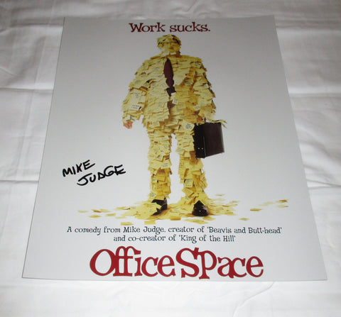 MIKE JUDGE SIGNED OFFICE SPACE 11X14 PHOTO