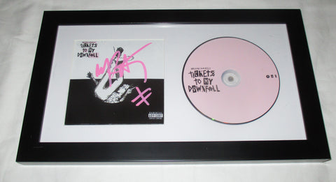 MACHINE GUN KELLY SIGNED FRAMED TICKETS TO MY DOWNFALL CD