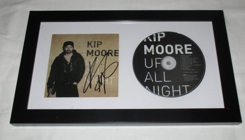 KIP MOORE SIGNED FRAMED UP ALL NIGHT CD