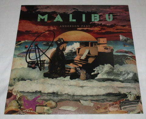 ANDERSON PAAK SIGNED MALIBU 12X12 PHOTO