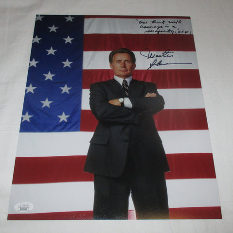 MARTIN SHEEN SIGNED THE WEST WING 11X14 PHOTO 2 JSA