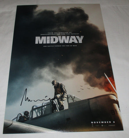 ROLAND EMMERICH SIGNED MIDWAY 12X18 MOVIE POSTER