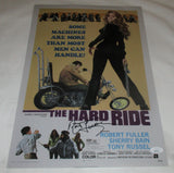 ROBERT FULLER SIGNED THE HARD RIDE 12X18 MOVIE POSTER 2 JSA