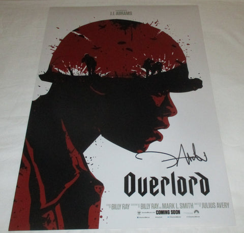 JOVAN ADEPO SIGNED OVERLORD 12X18 MOVIE POSTER