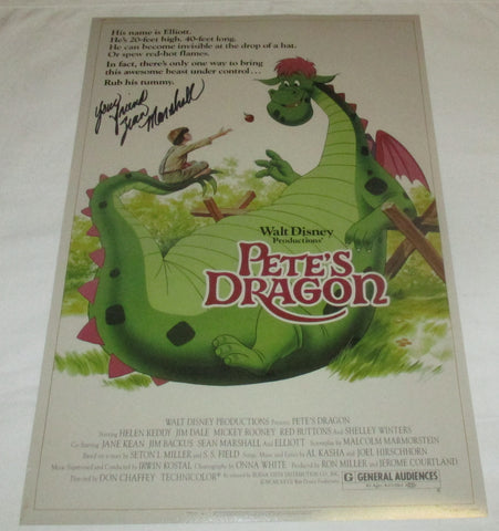 SEAN MARSHALL SIGNED PETE'S DRAGON 12X18 MOVIE POSTER