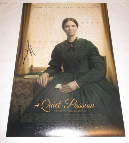CYNTHIA NIXON SIGNED A QUIET PASSION 12X18 MOVIE POSTER