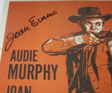 JOAN EVANS SIGNED NO NAME ON THE BULLET 12X18 MOVIE POSTER