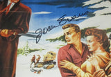 JOAN EVANS SIGNED A STRANGE ADVENTURE 12X18 MOVIE POSTER