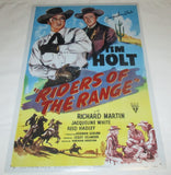 JACQUELINE WHITE SIGNED RIDERS OF THE RANGE 12X18 MOVIE POSTER