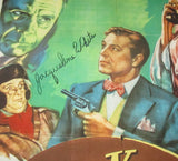 JACQUELINE WHITE SIGNED SEVEN KEYS TO BALDPATE 12X18 MOVIE POSTER