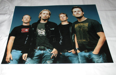 CHAD KROEGER SIGNED NICKELBACK 11X14 PHOTO