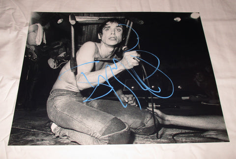 IGGY POP SIGNED THE STOOGES 11X14 PHOTO 3