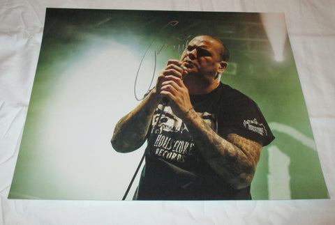 PHIL ANSELMO SIGNED PANTERA 11X14 PHOTO 2