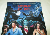 RICHARD BENJAMIN & PAULA PRENTISS SIGNED SATURDAY THE 14TH 12X18 POSTER JSA