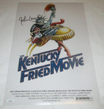 JOHN LANDIS SIGNED THE KENTUCKY FRIED MOVIE 12X18 POSTER JSA