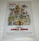 JOHN LANDIS SIGNED ANIMAL HOUSE 12X18 POSTER JSA