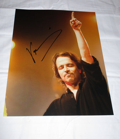 YANNI SIGNED 11X14 PHOTO YIANNIS CHRYSSOMALLIS