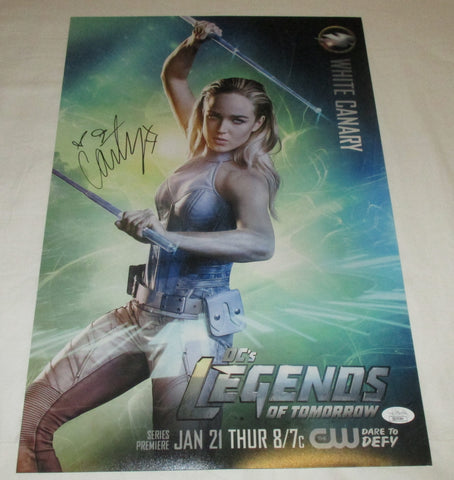 CAITY LOTZ SIGNED DC'S LEGENDS OF TOMORROW 12X18 POSTER 2 JSA