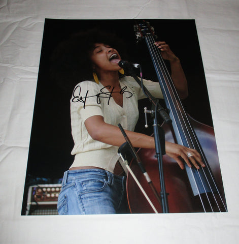 ESPERANZA SPALDING SIGNED 11X14 PHOTO