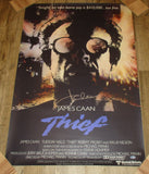 JAMES CAAN SIGNED THIEF FULL SIZE 27X40 MOVIE POSTER BAS BECKETT