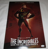 CRAIG T. NELSON SIGNED THE INCREDIBLES 12X18 MOVIE POSTER JSA