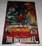 CRAIG T. NELSON SIGNED THE INCREDIBLES 12X18 MOVIE POSTER 2 JSA